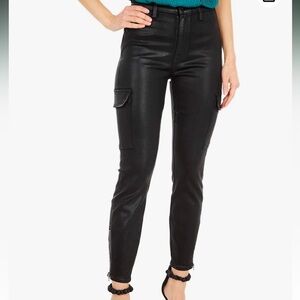 Seven for All Mankind skinny cargo wax coated jeans